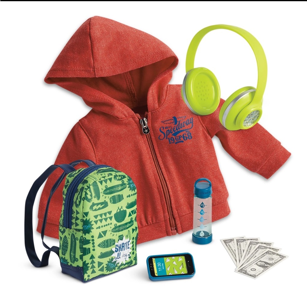 American Girl Doll Truly Me Boy Everyday Accessories - BNIP **Retired** 2018